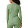 Helly Hansen Women’s Lifa Merino Midweight Graphic Long-Sleeve Crew Base Layer - Green