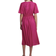 Pieces Tala Midi Dress - Beetroot Purple