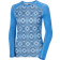 Helly Hansen Women’s Lifa Merino Midweight Graphic Long-Sleeve Crew Base Layer - Ultra Blue