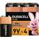 Duracell 9V Plus 4-pack