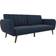 Novogratz Brittany Blue Sofa 81.5" 3 Seater