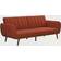 Novogratz Brittany Orange Sofa 81.5" 2 Seater