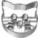 Birkmann Cat Head Cookie Cutter 5.3 cm