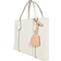 Tory Burch Small Perry Triple Compartment Tote Bag - New Ivory