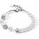 Coeur de Lion Graduated GEOCUBE Bracelet Rock Crystal & Pearls