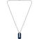 HUGO BOSS Orlando Dog Tag Necklace - Silver/Blue