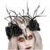 Horror-Shop Zombie Raven Queen Headdress