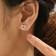 Shein Cubic Zirconia Heart Stud Earrings