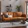 Novogratz Brittany Camel Sofa 207cm 3 Seater