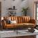 Novogratz Brittany Camel Sofa 207cm 3-Sitzer