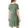 Vero Moda Filli Calia Short Sleeved Mini Dress - Green/Laurel Wreath