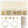 Shein 1box 15-Grid Plastic Faux Pearl Beads DIY Jewelry Making Kit