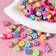 Shein 50pcs/set Random Flower & Heart Design DIY Bead