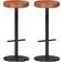 vidaXL 321875 Brown Bar Stool 76cm 2pcs