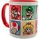 Pyramid Super Mario Characters Multicolored Mug 31.5cl
