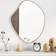 vidaXL 348251 Gold Wall Mirror 19.7x23.6"