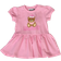 Moschino Baby's Teddy Bear Print Dress - Rose