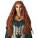 California Costumes Renaissance Maiden Wig Red