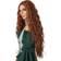 California Costumes Renaissance Maiden Wig Red