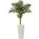 Nearly Natural Faux Trees Green & Golden Cane Palm Potted Artificial Plant