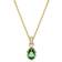 Swarovski Stilla Pear Cut Pendant - Gold/Green/Transparent