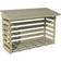 Forest Garden Large Pent Log Store (69795)