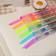 Shein 6pcs Double headed fluorescent pen Chisel Tip Marker Pen