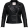 Only Emmy Curvy Biker Faux Leather Jacket - Black