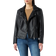 Only Emmy Curvy Biker Faux Leather Jacket - Black