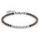 Nomination Instinct Bead Bracelet - Silver/Brown