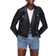 Only Faux Leather Biker Jacket - Black