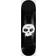 Zero Single Skull 8.0" Skateboard Deck black white Uni