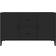 vidaXL Engineered Wood Black Skænk 100x60cm