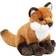 Living Nature Stofftier Fuchs Sitzend 15cm