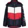 Tommy Hilfiger Boy's Chevron Colorblock Puffer Jacket - Navy Blazer (TBFFM05F-405)