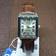 Casio ltp-v007l-9b roman numeral analog brown leather rectangle ladies'
