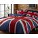 Rapport Rock N Roll Funky Union Jack British Bettbezug Mehrfarbig (200x200cm)