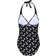 Regatta Women's Flavia Swimming Costume - Black White/Polka Print