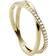 Fossil Edelstahl Ring - Gold/Transparent