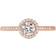 Michael Kors Premium Halo Ring - Rose Gold/Transparent