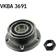 SKF VKBA 3691 Wiellagerset Met Ingebouwde ABS Sensor