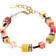 Coeur de Lion Geocube Iconic Indian Summer Bracelet - Gold/Multicolour