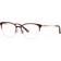 Liz Claiborne L 658 0FG4 Brown Frame Only Blue Light Block Available Dark Brown On Gold