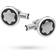 Montblanc Cufflinks Steel Snowcap - Onyx