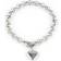 Shein Stainless Steel Heart Bracelet For Women Fashion Love Heart Charms Bracelet Jewelry