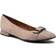 Caprice Strappy Ballet Flats Mud Suede - Dune Lt Gold