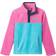 Columbia Girl's Steens Mountain Quarter Snap Fleece Pullover - Geyser/Pink Ice