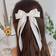 Shein 1pc Women Solid Bow Elegant Alligator Hair Clip, For Daily Life
