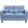 Homcom Loveseat with Armrests Light Blue Sofa 140cm 2 Seater