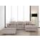 Beliani Left Hand Corner Sofa 270cm 4-Sitzer